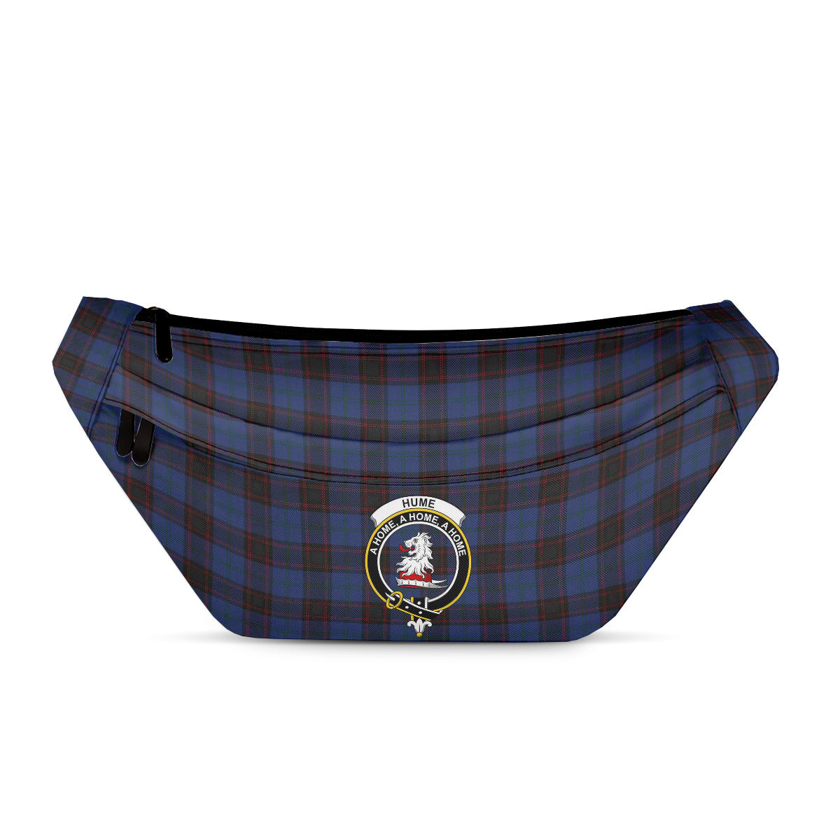 ScotsTee Shop Scottish Hume Vestiarium Scoticum Clan Crest Tartan Fanny Pack Plaid Waist Bag