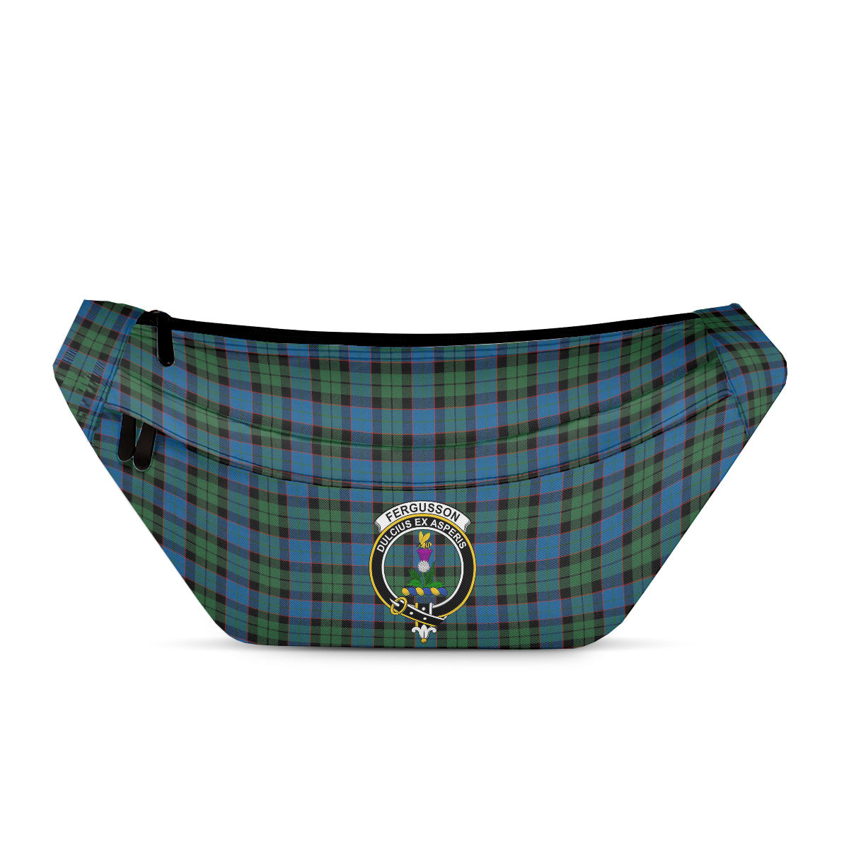 ScotsTee Shop Scottish Ferguson of Balquhidder Ancient Clan Crest Tartan Fanny Pack Plaid Waist Bag
