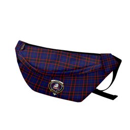 ScotsTee Shop Scottish Hume Modern Clan Crest Tartan Fanny Pack Plaid Waist Bag
