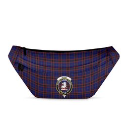 ScotsTee Shop Scottish Hume Modern Clan Crest Tartan Fanny Pack Plaid Waist Bag