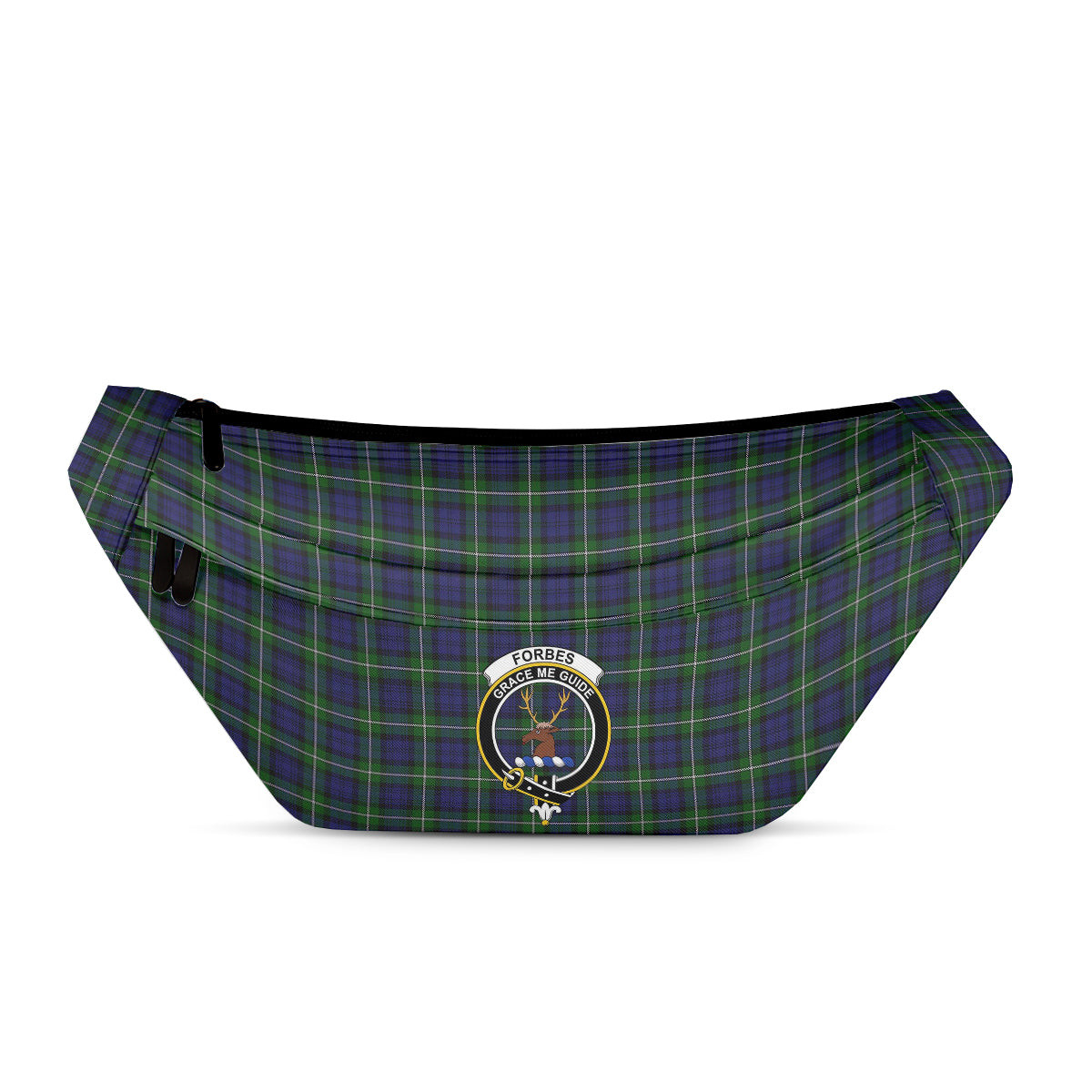 ScotsTee Shop Scottish Forbes Clan Crest Tartan Fanny Pack Plaid Waist Bag