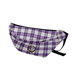 ScotsTee Shop Scottish Dunlop Dress Modern Clan Crest Tartan Fanny Pack Plaid Waist Bag