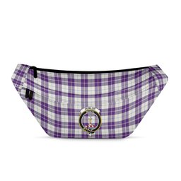 ScotsTee Shop Scottish Dunlop Dress Modern Clan Crest Tartan Fanny Pack Plaid Waist Bag