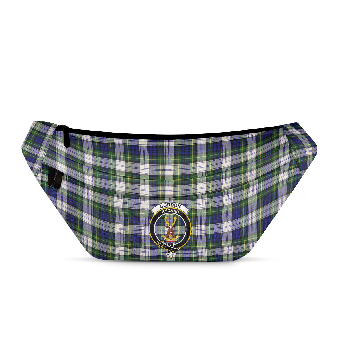 ScotsTee Shop Scottish Gordon Dress Modern Clan Crest Tartan Fanny Pack Plaid Waist Bag