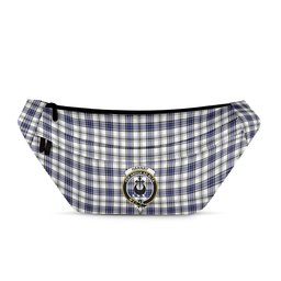 ScotsTee Shop Scottish Hannay Modern Clan Crest Tartan Fanny Pack Plaid Waist Bag