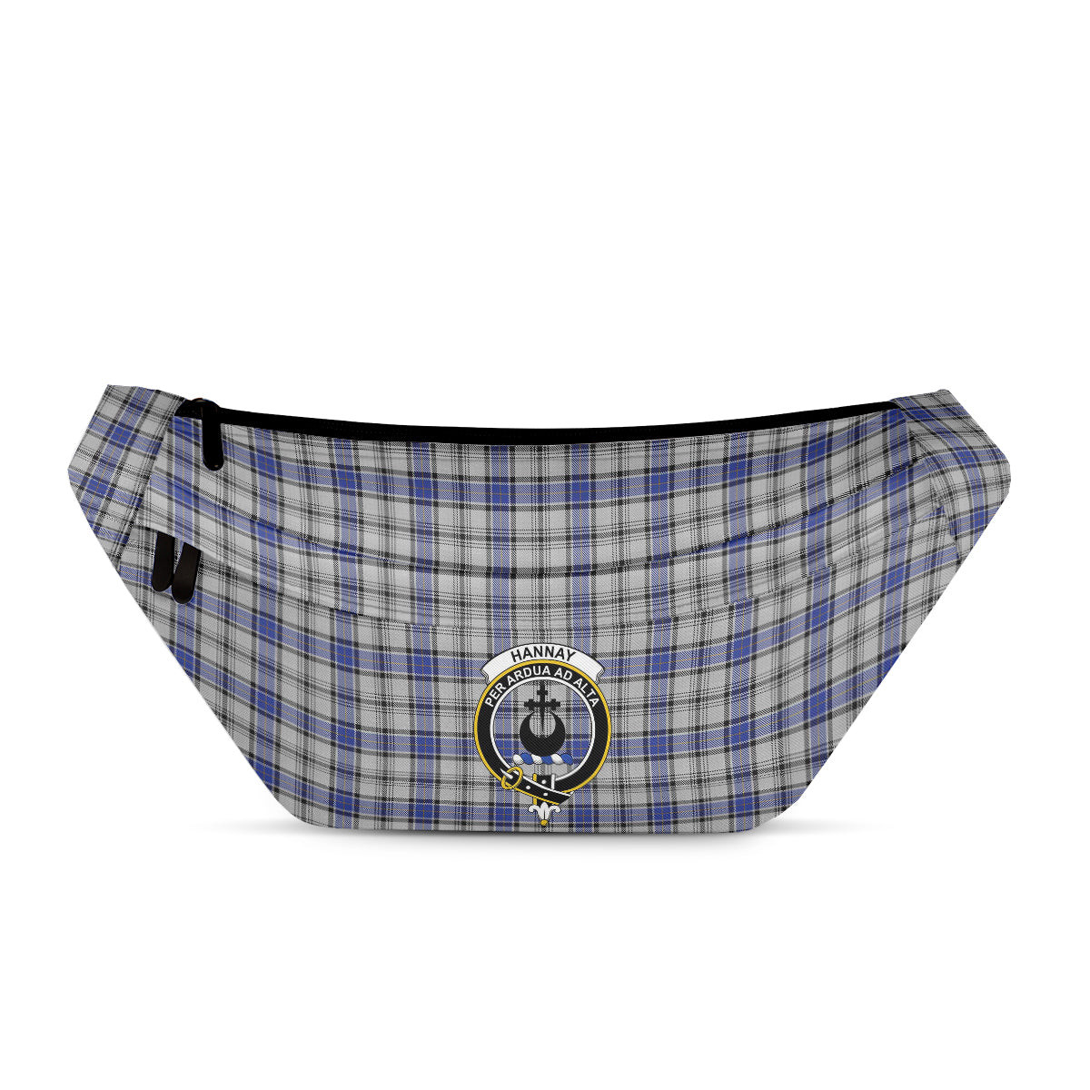 ScotsTee Shop Scottish Hannay Clan Crest Tartan Fanny Pack Plaid Waist Bag