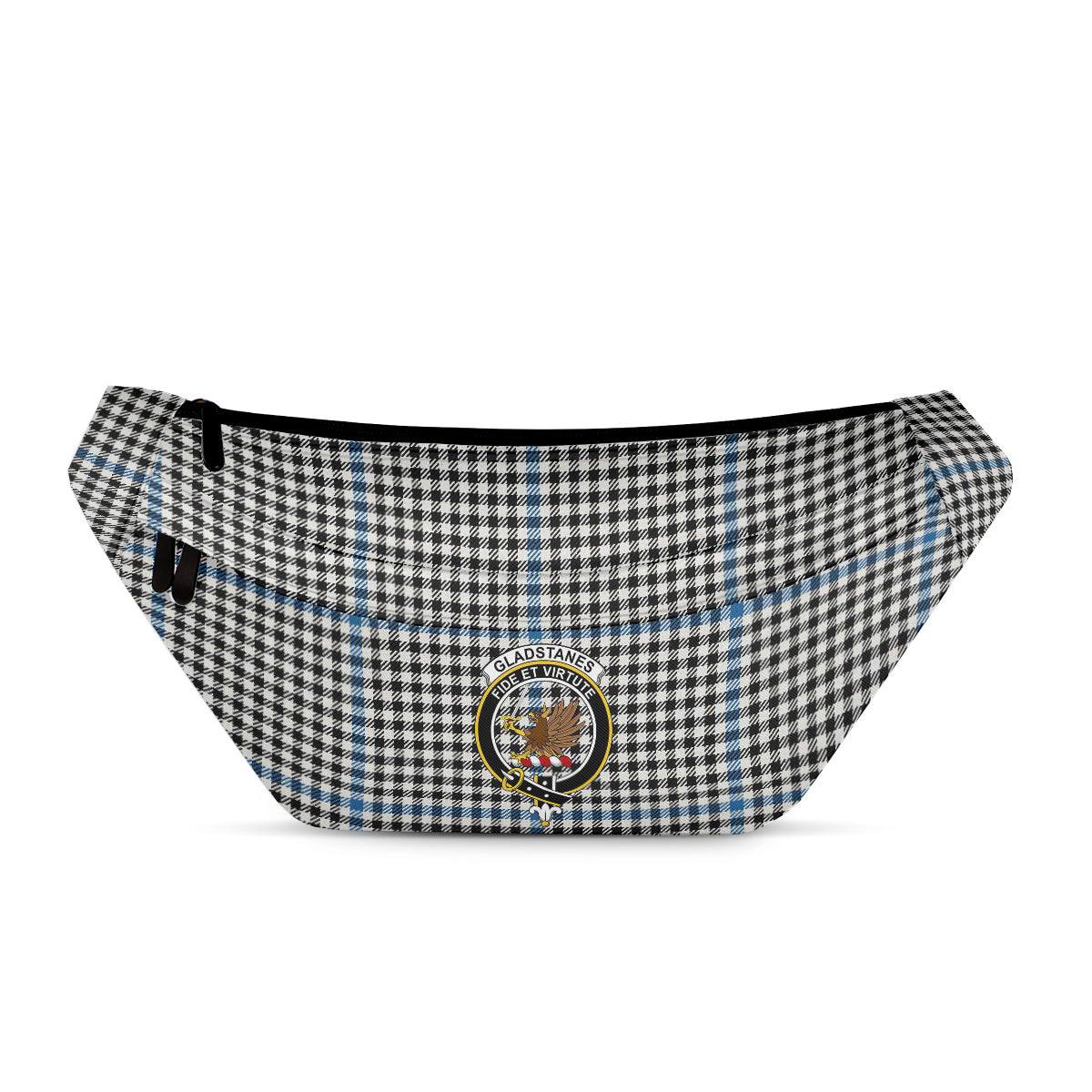 ScotsTee Shop Scottish Gladstanes Ancient Clan Crest Tartan Fanny Pack Plaid Waist Bag
