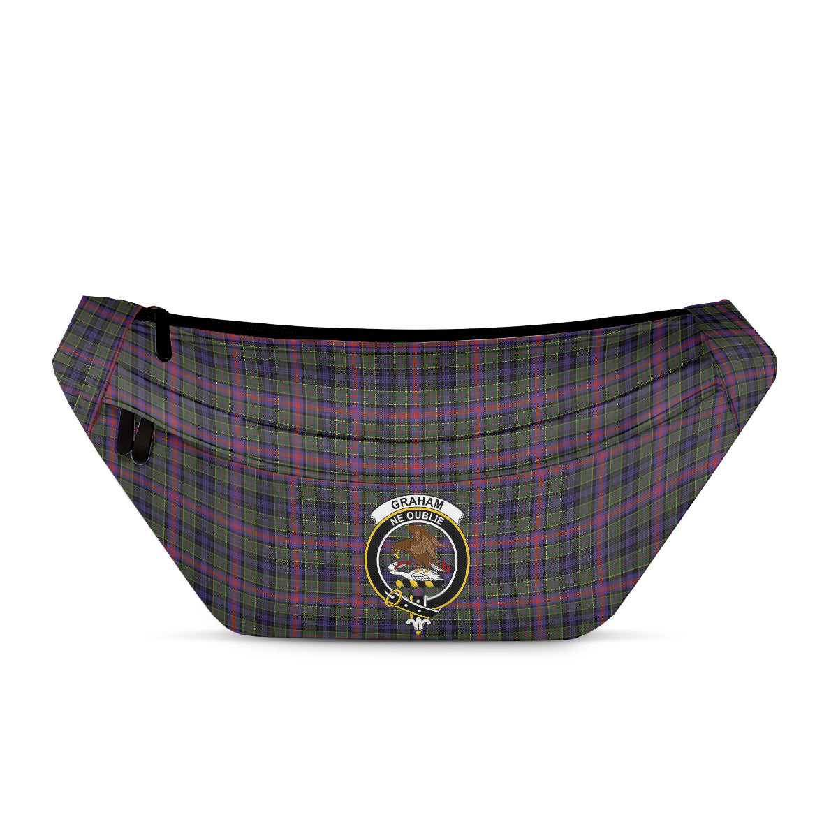 ScotsTee Shop Scottish Graham of Airth Modern Clan Crest Tartan Fanny Pack Plaid Waist Bag