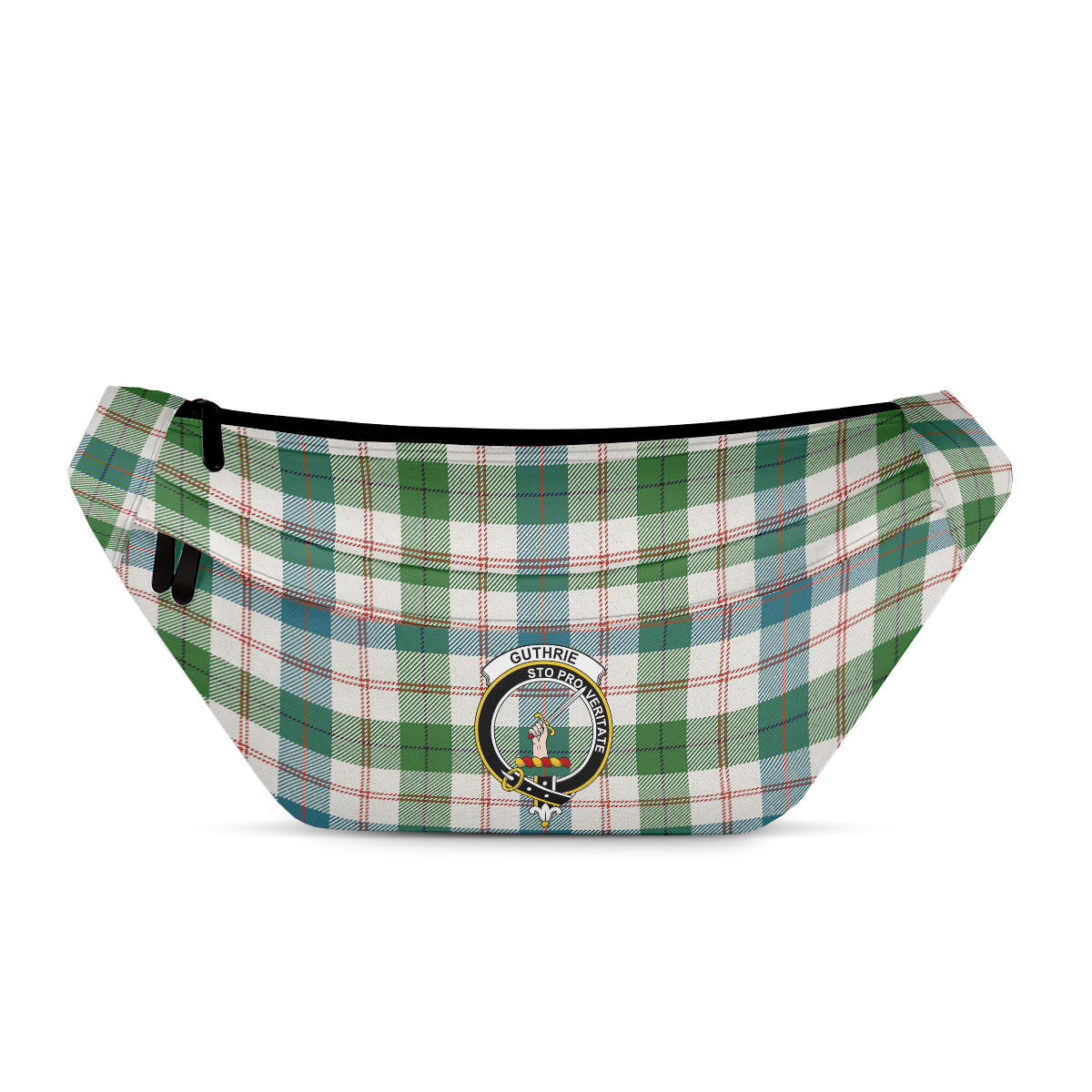 ScotsTee Shop Scottish Guthrie Dress Ancient Clan Crest Tartan Fanny Pack Plaid Waist Bag