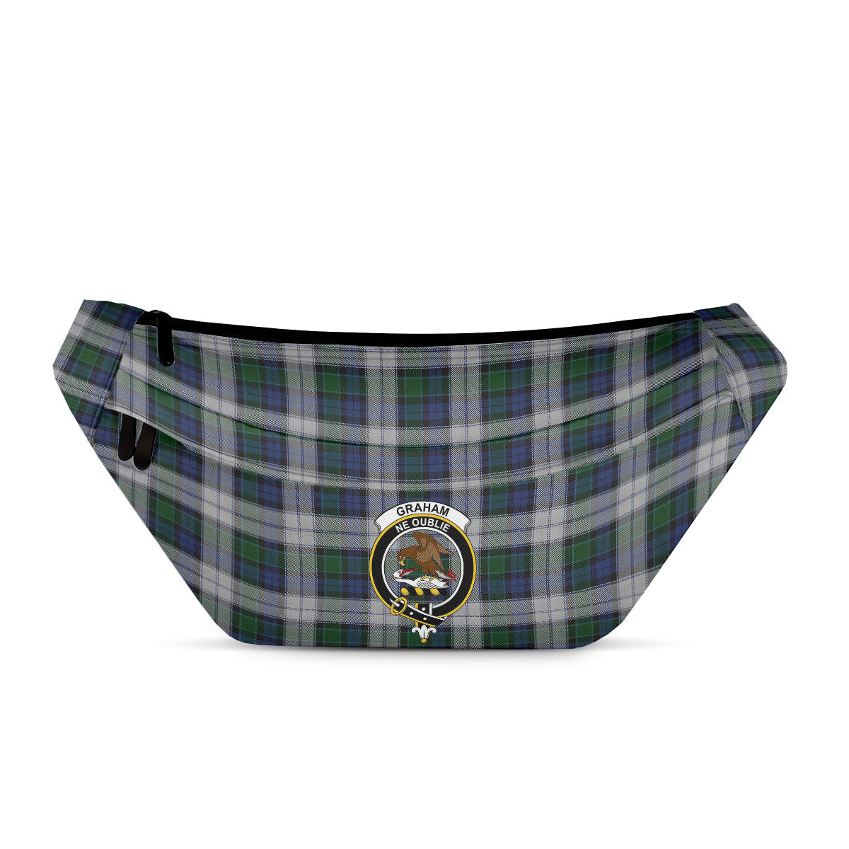 ScotsTee Shop Scottish Graham Dress Clan Crest Tartan Fanny Pack Plaid Waist Bag