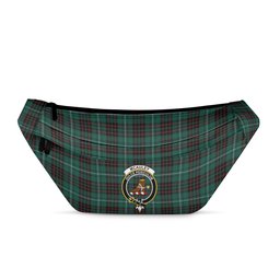 ScotsTee Shop Scottish McAuley of Lewis Modern Clan Crest Tartan Fanny Pack Plaid Waist Bag