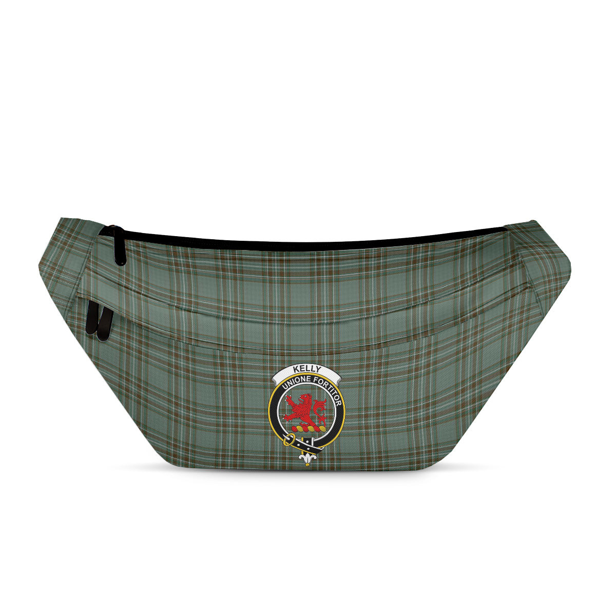 ScotsTee Shop Scottish Kelly Dress Clan Crest Tartan Fanny Pack Plaid Waist Bag