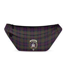 ScotsTee Shop Scottish McDonald of Clan Ranald Clan Crest Tartan Fanny Pack Plaid Waist Bag