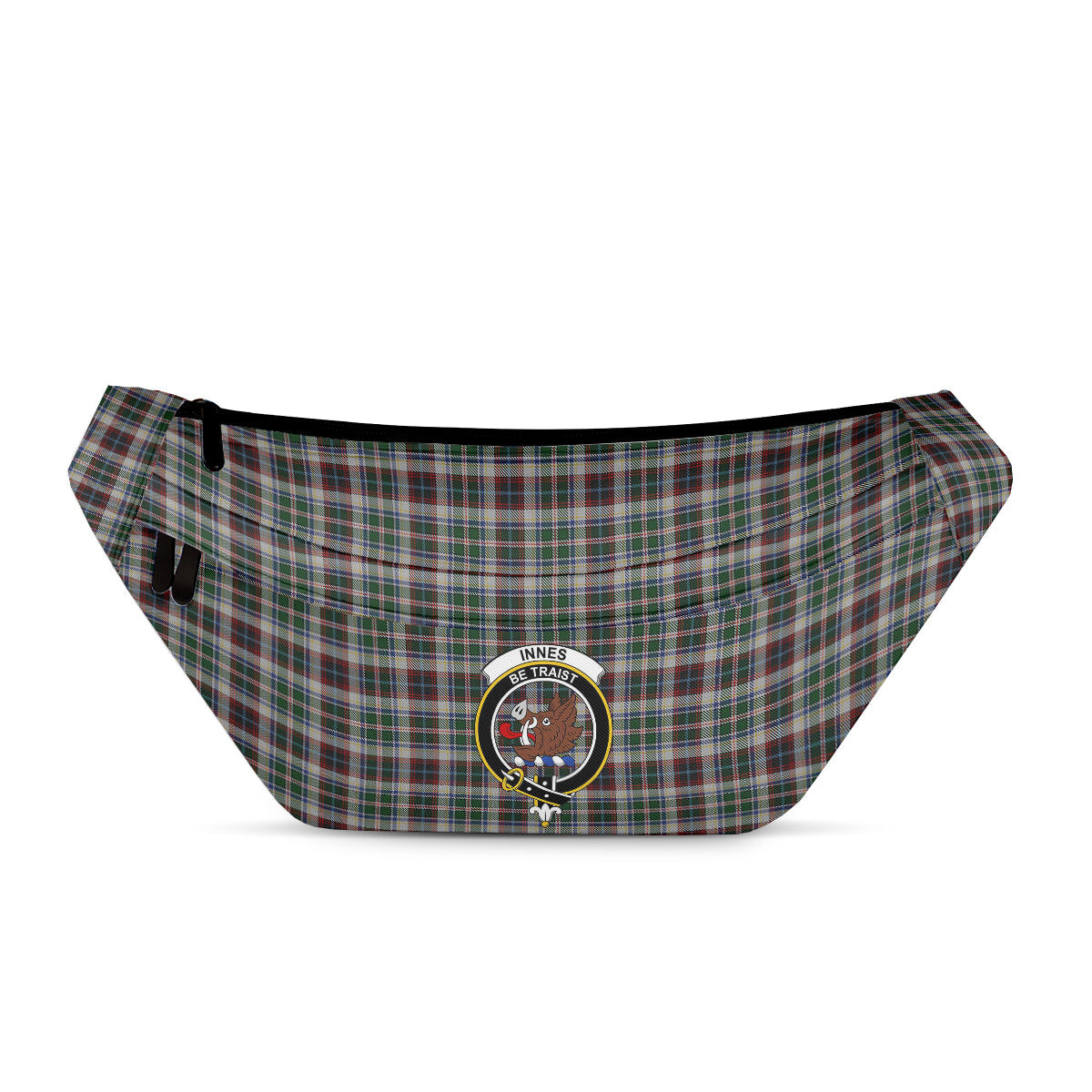 ScotsTee Shop Scottish Innes Dress Clan Crest Tartan Fanny Pack Plaid Waist Bag