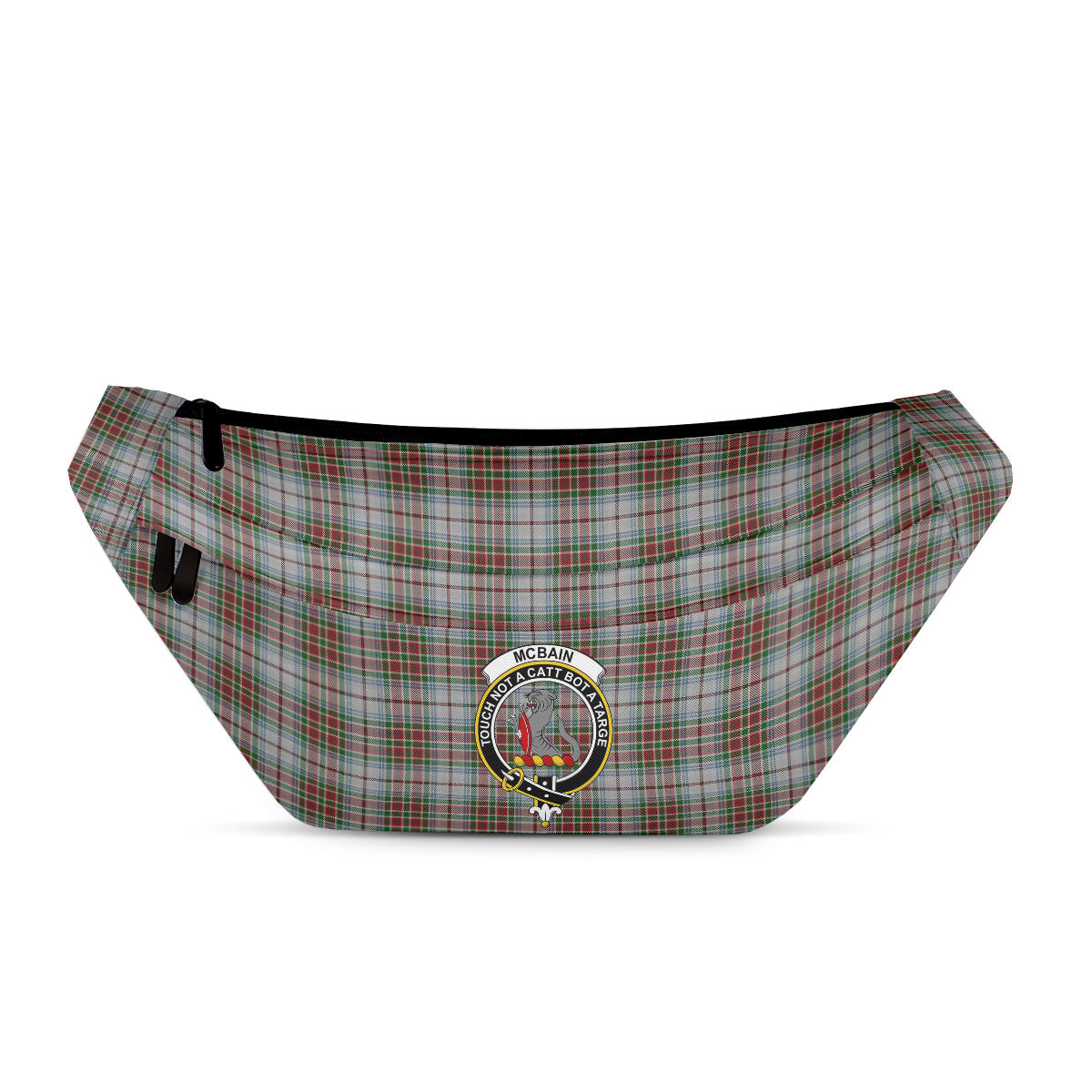 ScotsTee Shop Scottish McBain Dress Clan Crest Tartan Fanny Pack Plaid Waist Bag