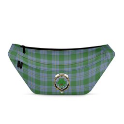 ScotsTee Shop Scottish Irvine of Bonshaw Ancient Clan Crest Tartan Fanny Pack Plaid Waist Bag