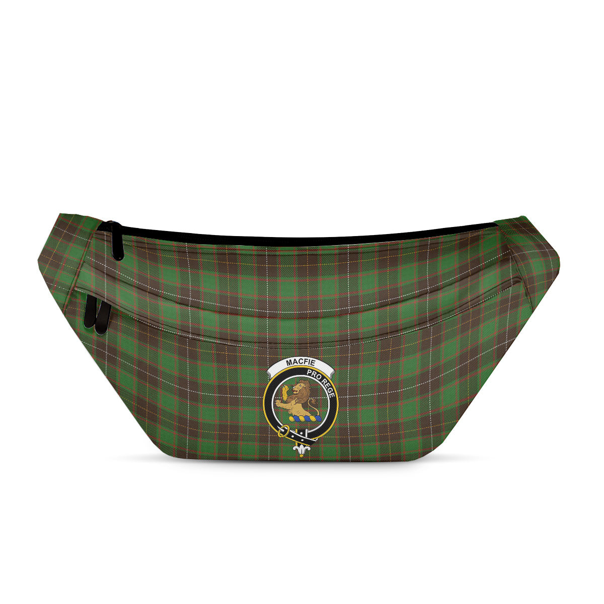 ScotsTee Shop Scottish MacFie Hunting Ancient Clan Crest Tartan Fanny Pack Plaid Waist Bag