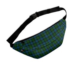 ScotsTee Shop Scottish MacKay Modern Clan Crest Tartan Fanny Pack Plaid Waist Bag