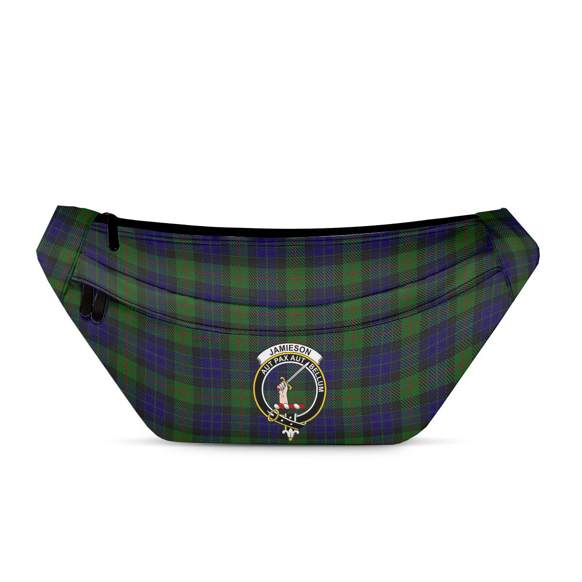 ScotsTee Shop Scottish Jamieson Clan Crest Tartan Fanny Pack Plaid Waist Bag