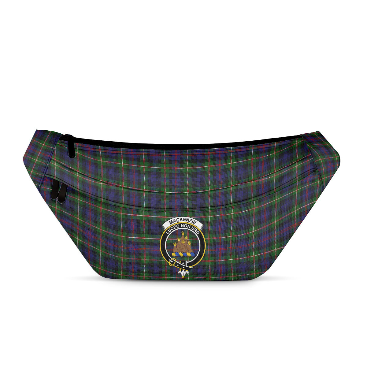 ScotsTee Shop Scottish MacKenzie Morgan Clan Crest Tartan Fanny Pack Plaid Waist Bag