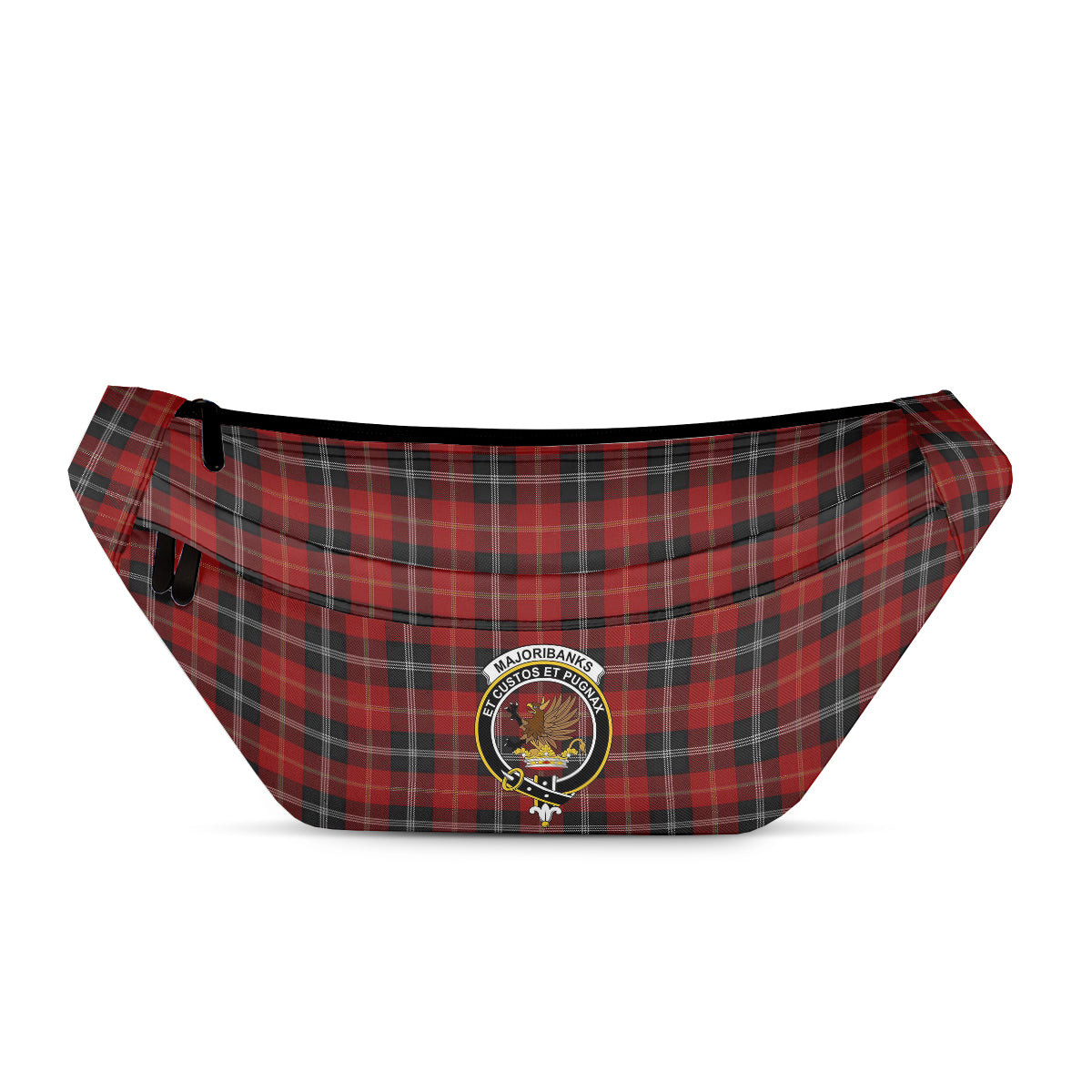 ScotsTee Shop Scottish Marjoribanks Clan Crest Tartan Fanny Pack Plaid Waist Bag