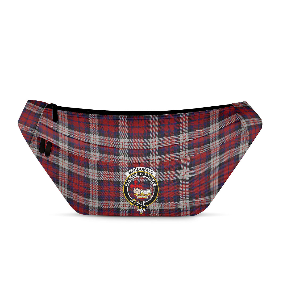ScotsTee Shop Scottish MacDonald Dress Irish Clan Crest Tartan Fanny Pack Plaid Waist Bag