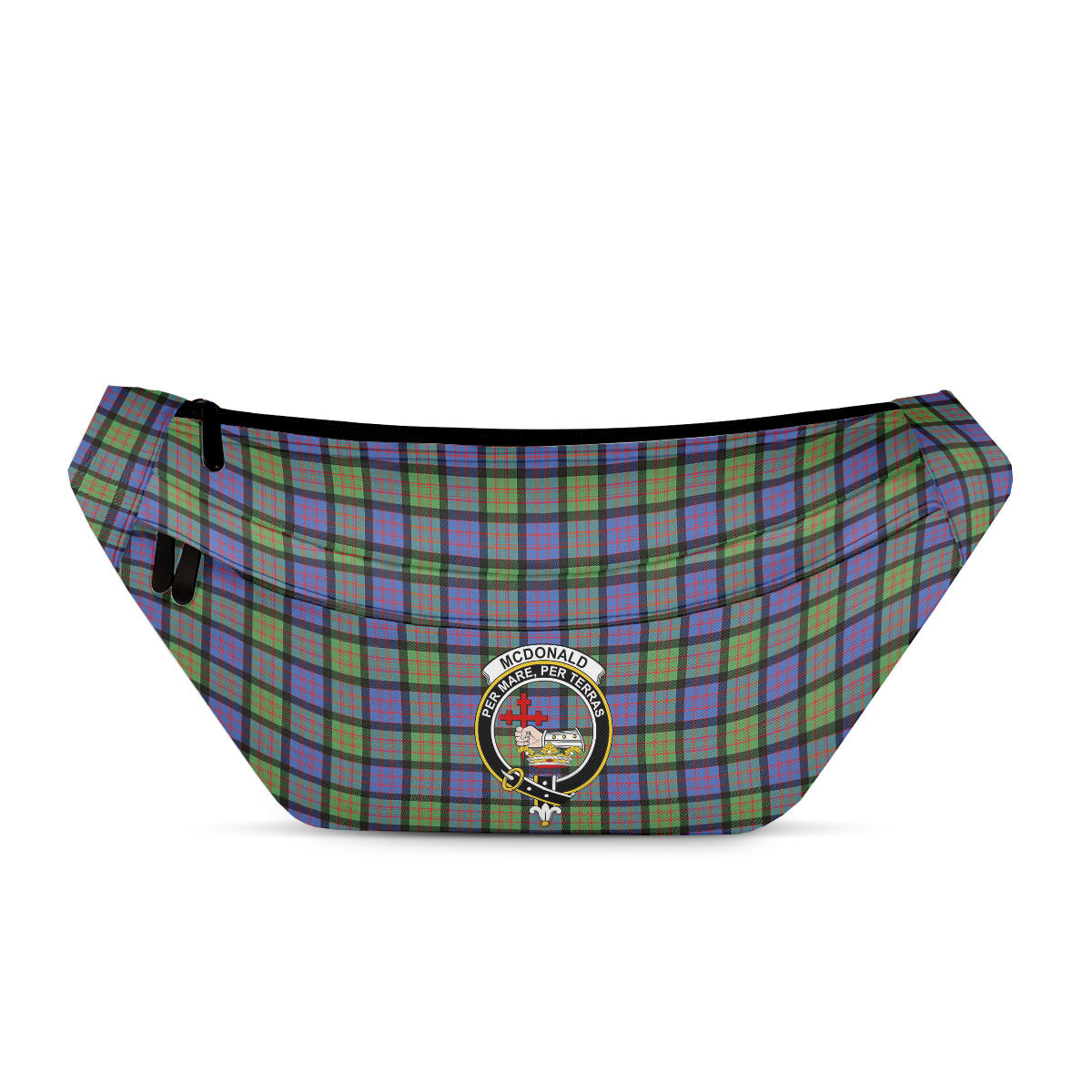 ScotsTee Shop Scottish McDonald Ancient Clan Crest Tartan Fanny Pack Plaid Waist Bag