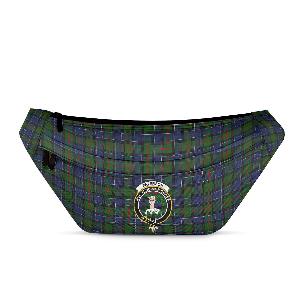 ScotsTee Shop Scottish Paterson Clan Crest Tartan Fanny Pack Plaid Waist Bag