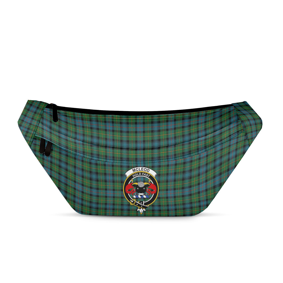 ScotsTee Shop Scottish McLeod of Skye Ancient Clan Crest Tartan Fanny Pack Plaid Waist Bag