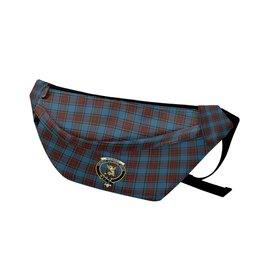 ScotsTee Shop Scottish Stewart Royal Blue Clan Crest Tartan Fanny Pack Plaid Waist Bag