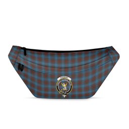 ScotsTee Shop Scottish Stewart Royal Blue Clan Crest Tartan Fanny Pack Plaid Waist Bag