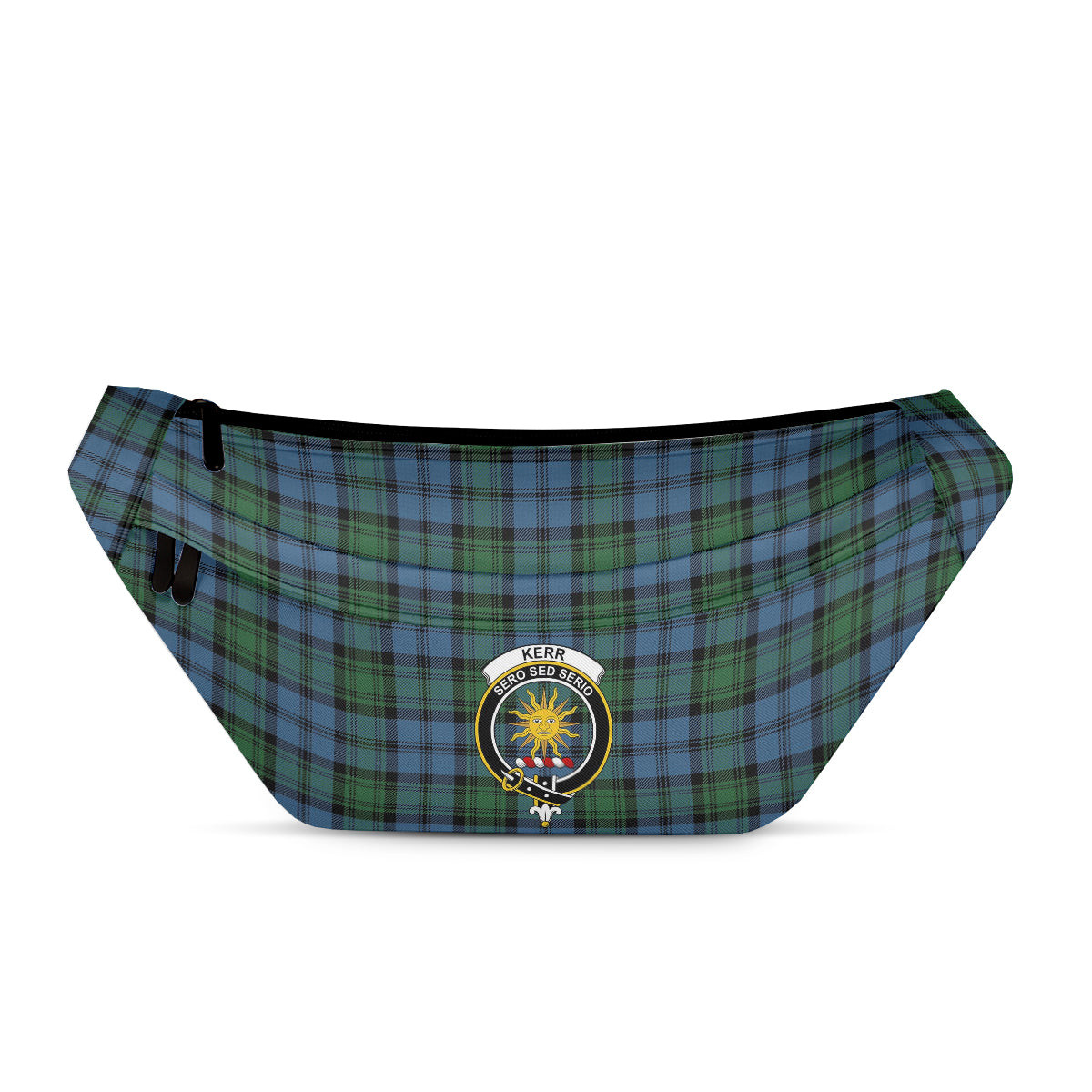 ScotsTee Shop Scottish Kerr Hunting Ancient Clan Crest Tartan Fanny Pack Plaid Waist Bag