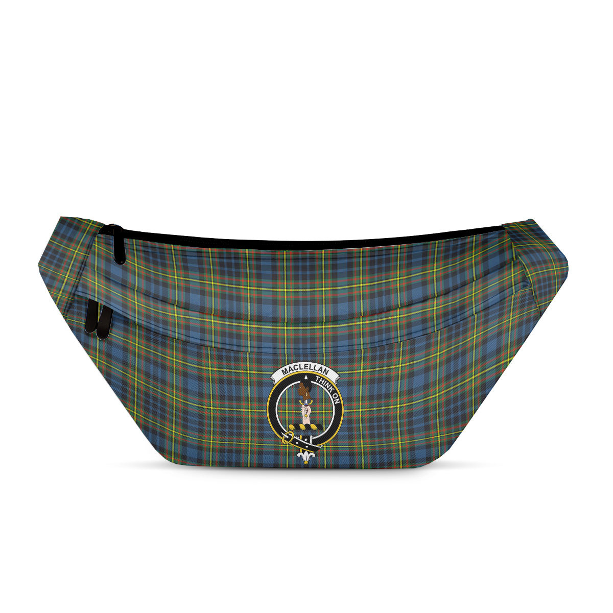 ScotsTee Shop Scottish MacLellan Ancient Clan Crest Tartan Fanny Pack Plaid Waist Bag