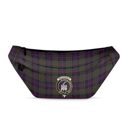 ScotsTee Shop Scottish MacDonald of Clan Ranald Clan Crest Tartan Fanny Pack Plaid Waist Bag