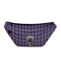 ScotsTee Shop Scottish Rutherford Clan Crest Tartan Fanny Pack Plaid Waist Bag