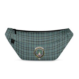ScotsTee Shop Scottish Stephenson Ancient Clan Crest Tartan Fanny Pack Plaid Waist Bag