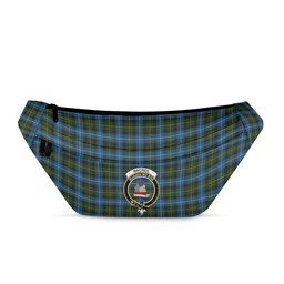 ScotsTee Shop Scottish MacNeil of Barra Clan Crest Tartan Fanny Pack Plaid Waist Bag