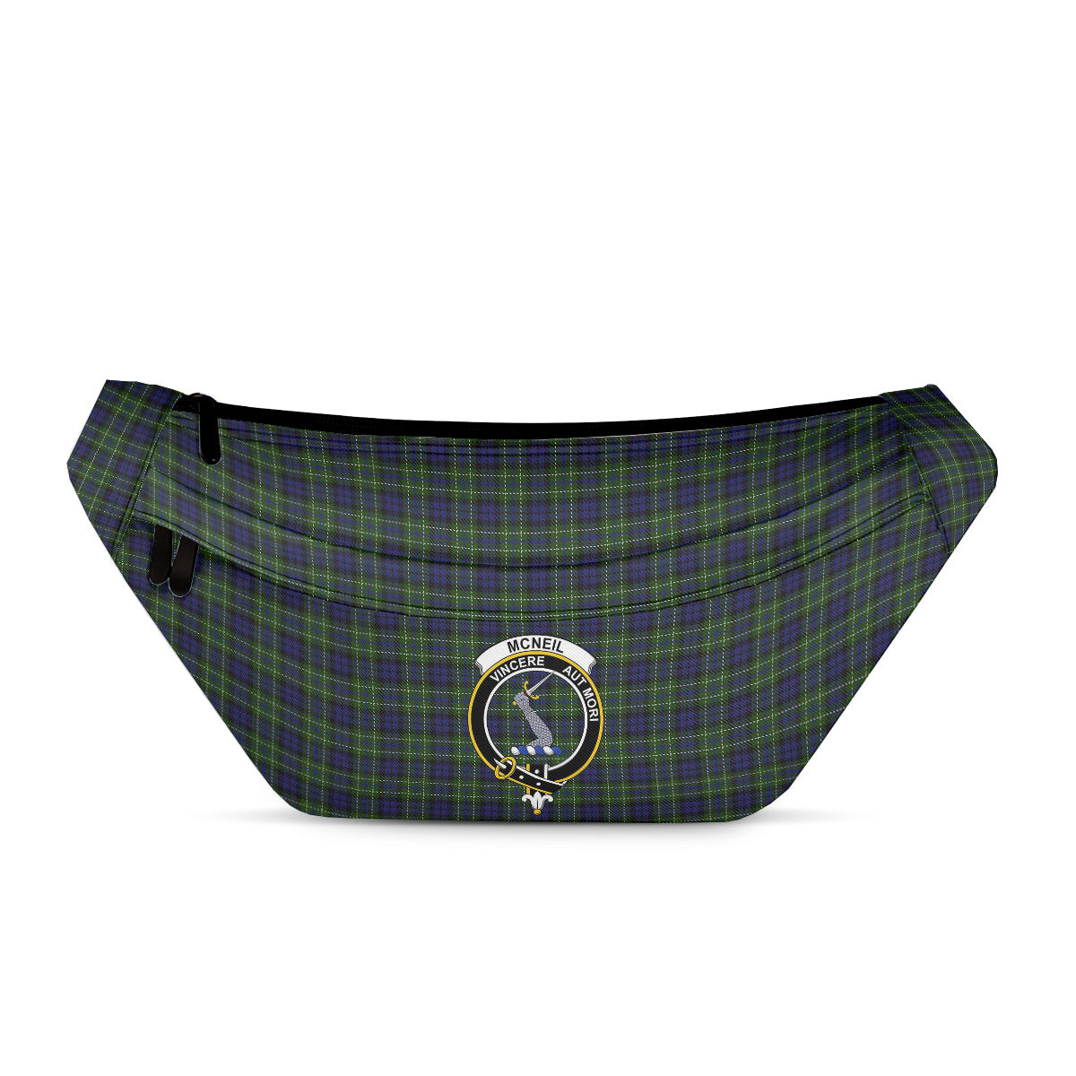 ScotsTee Shop Scottish McNeil of Colonsay Clan Crest Tartan Fanny Pack Plaid Waist Bag