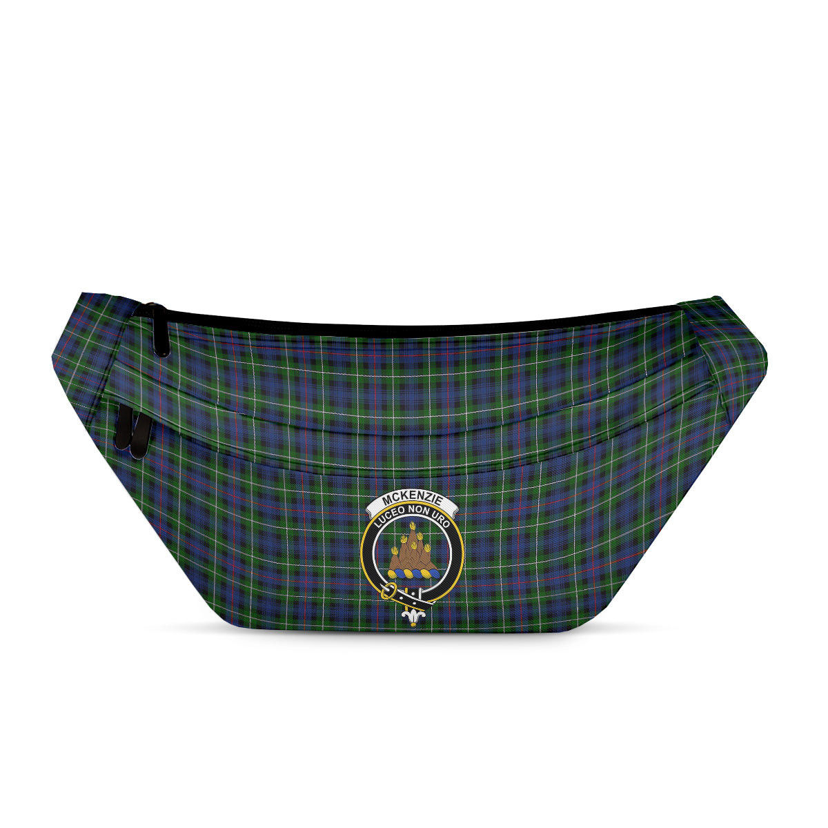 ScotsTee Shop Scottish McKenzie Modern #2 Clan Crest Tartan Fanny Pack Plaid Waist Bag