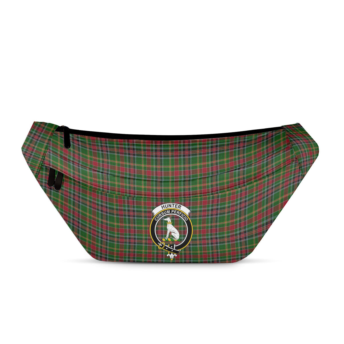 ScotsTee Shop Scottish Hunter Wilsons Clan Crest Tartan Fanny Pack Plaid Waist Bag