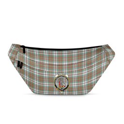 ScotsTee Shop Scottish MacBain Dress Ancient Clan Crest Tartan Fanny Pack Plaid Waist Bag