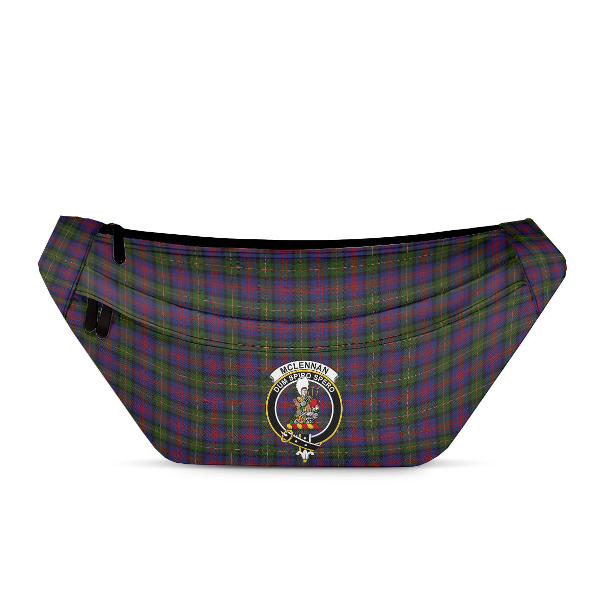 ScotsTee Shop Scottish McLennan Clan Crest Tartan Fanny Pack Plaid Waist Bag