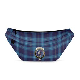 ScotsTee Shop Scottish McKerrell of Hillhouse Clan Crest Tartan Fanny Pack Plaid Waist Bag
