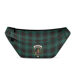 ScotsTee Shop Scottish MacAuley of Lewis Modern Clan Crest Tartan Fanny Pack Plaid Waist Bag