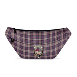 ScotsTee Shop Scottish MacDonald Pattern of Plaids Clan Crest Tartan Fanny Pack Plaid Waist Bag