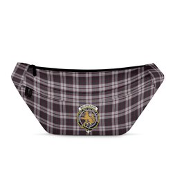 ScotsTee Shop Scottish MacPherson of Pitmain Clan Crest Tartan Fanny Pack Plaid Waist Bag