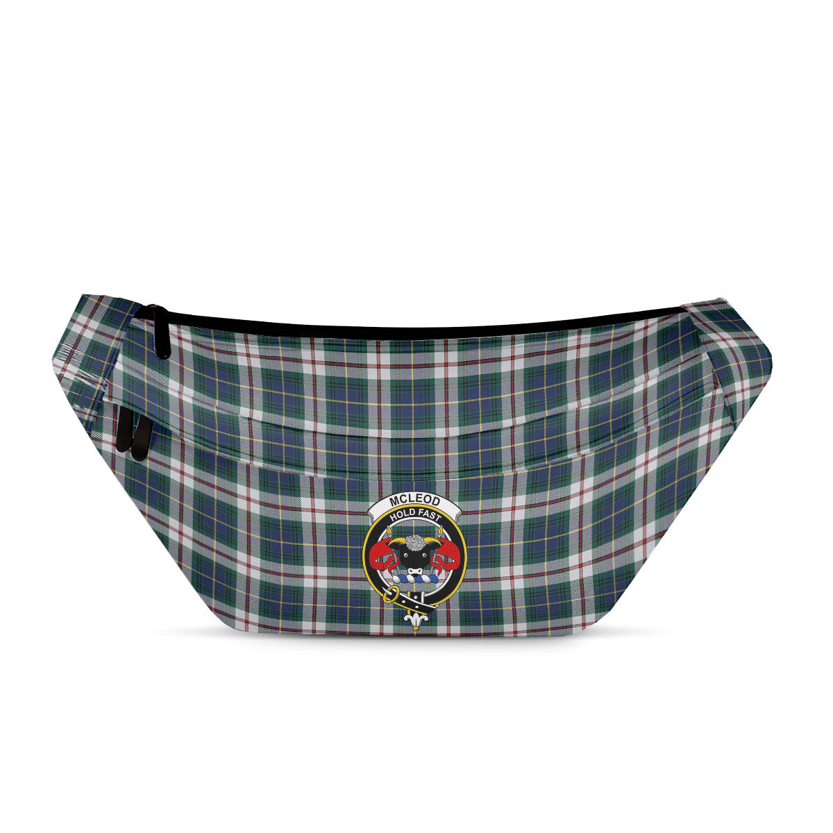 ScotsTee Shop Scottish McLeod Of Californian Modern Clan Crest Tartan Fanny Pack Plaid Waist Bag