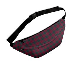 ScotsTee Shop Scottish Lindsay Clan Crest Tartan Fanny Pack Plaid Waist Bag