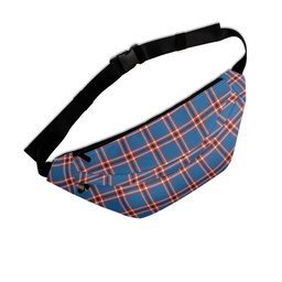 ScotsTee Shop Scottish Laing of Archiestown Ancient Clan Crest Tartan Fanny Pack Plaid Waist Bag