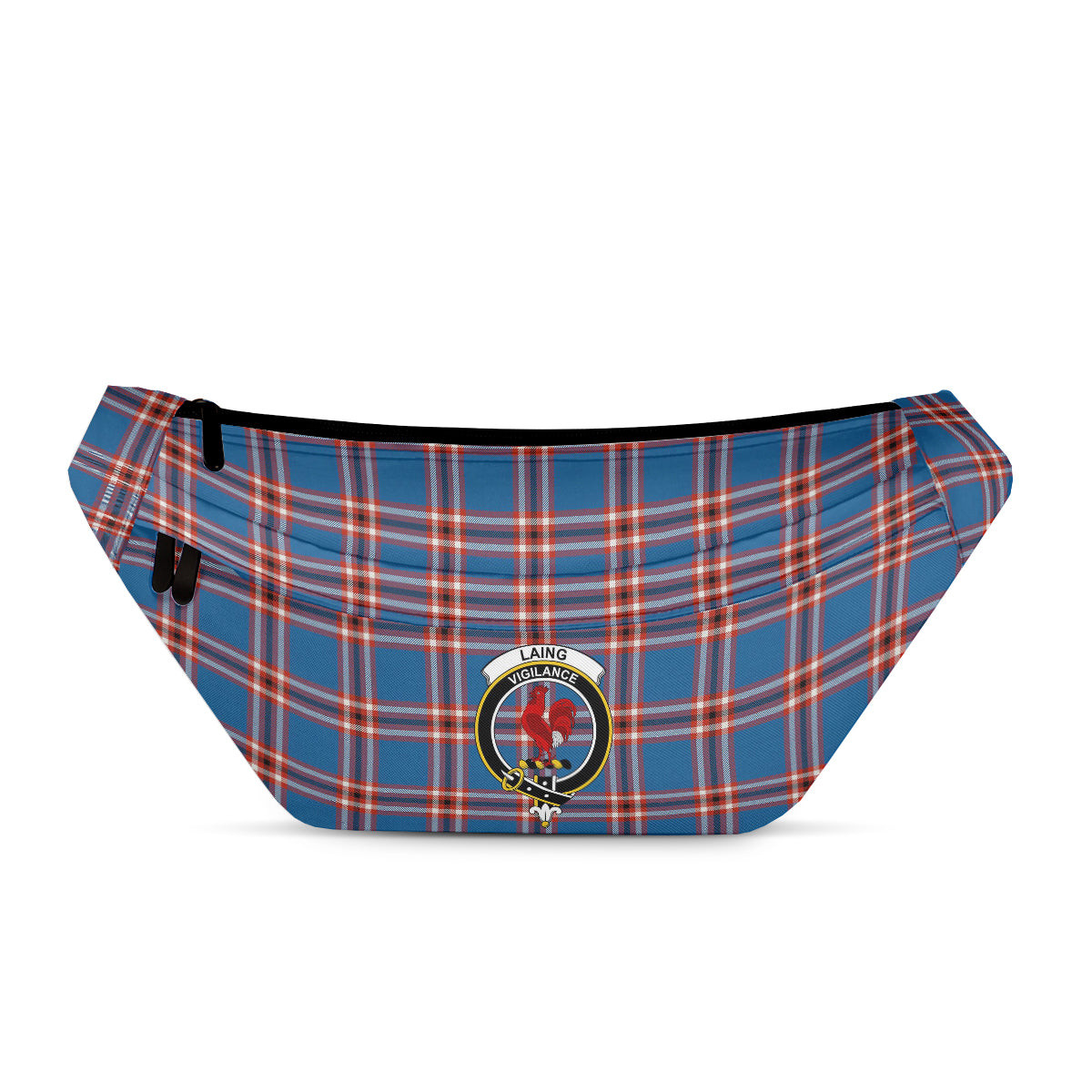 ScotsTee Shop Scottish Laing of Archiestown Ancient Clan Crest Tartan Fanny Pack Plaid Waist Bag
